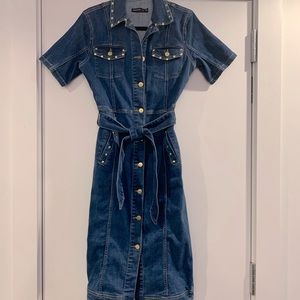 Karen Millen Denim MIDI dress